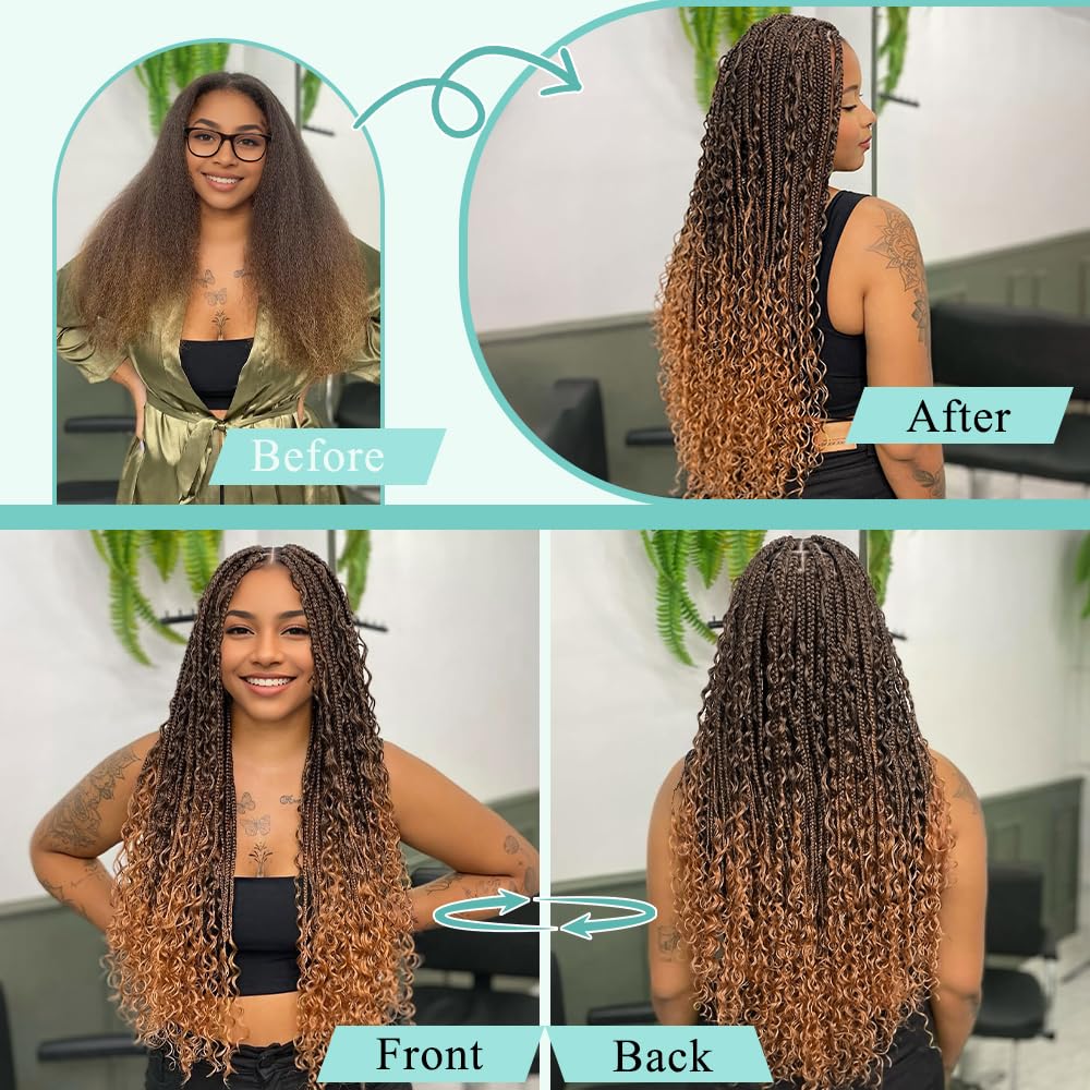 Goday Wet and Wavy Braiding Hair with natural movement