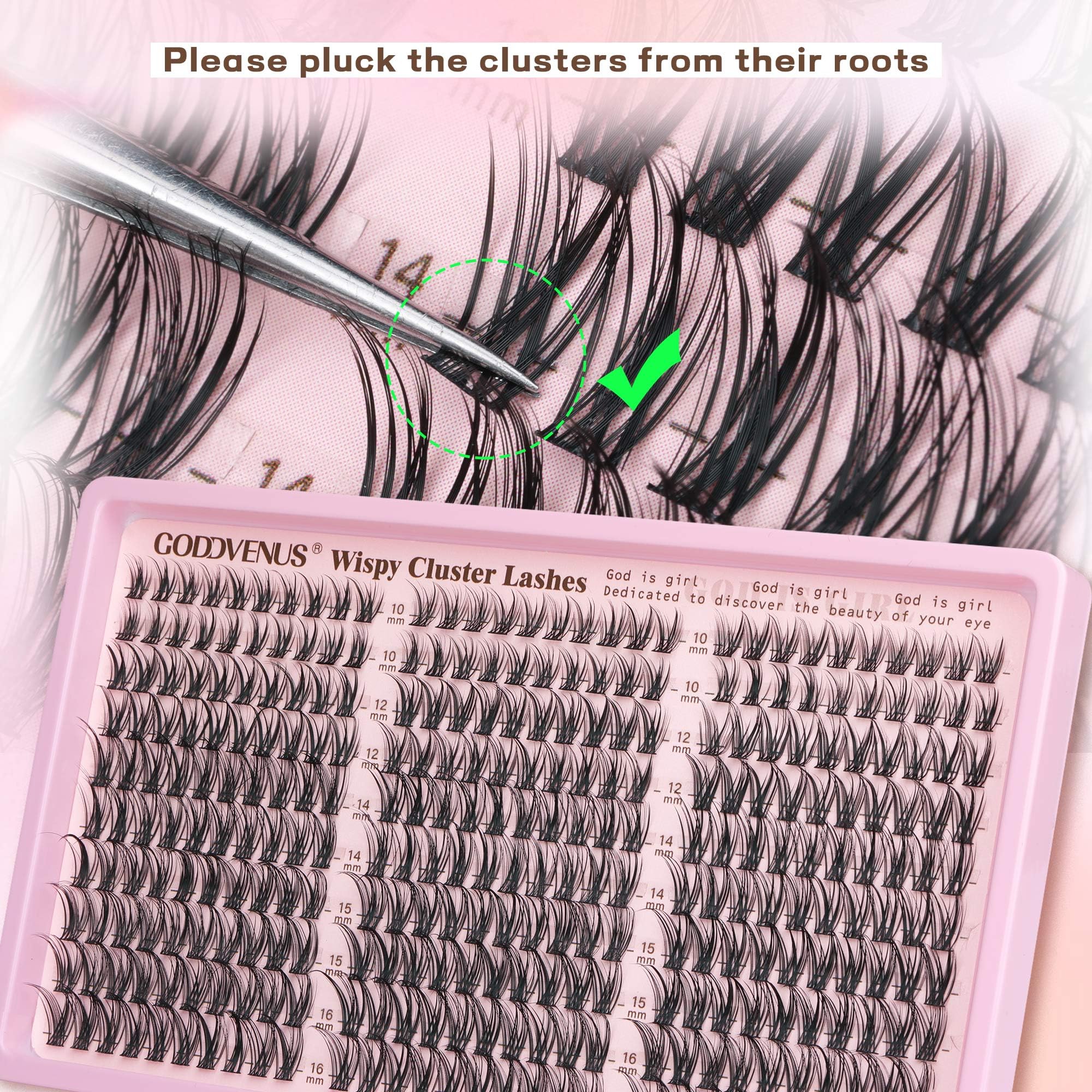 Goddvenus 300pcs pack provides ample clusters