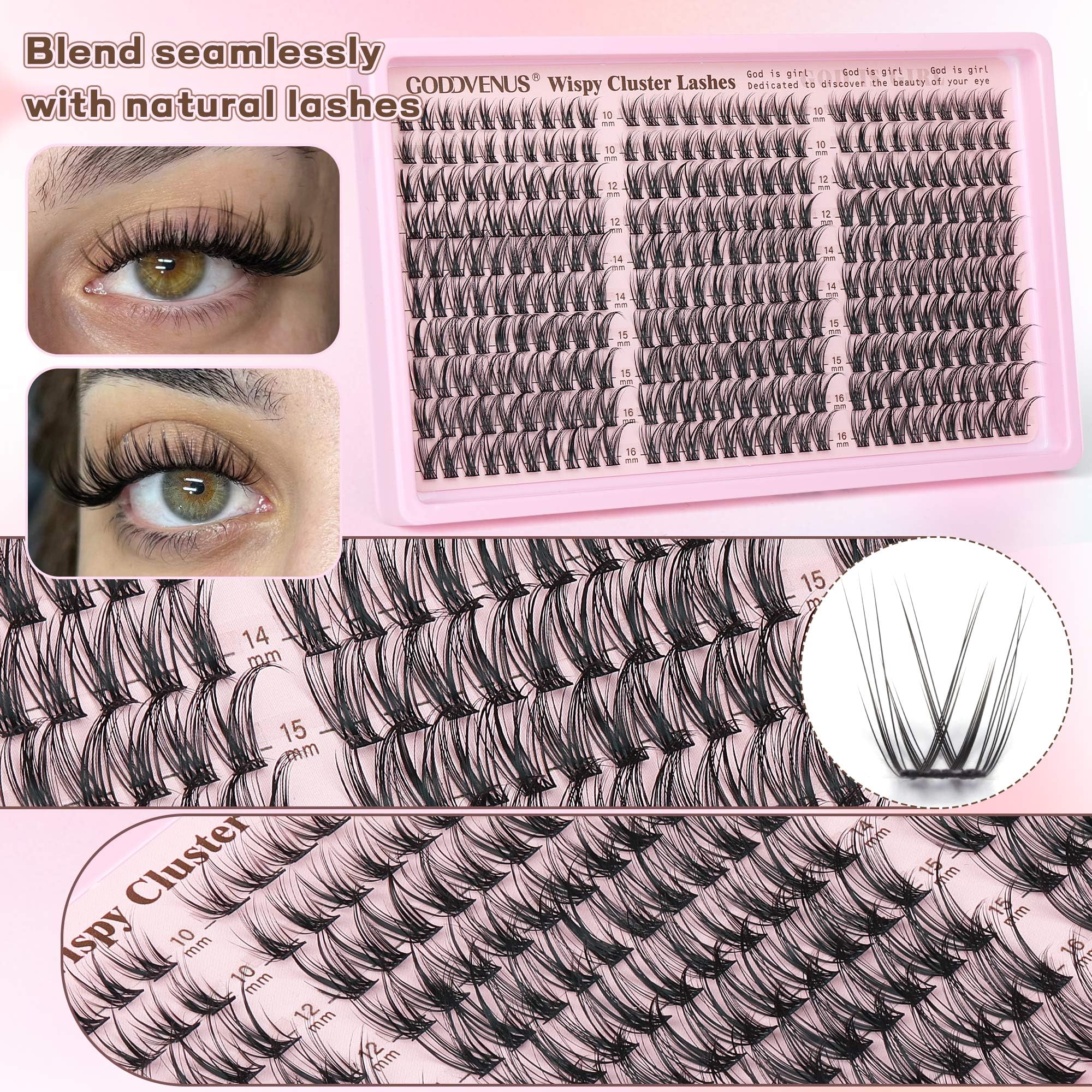 Goddvenus beginner-friendly kit supports easy at-home lash upgrades
