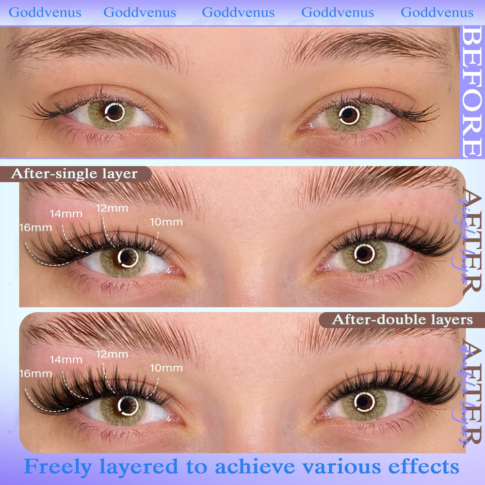 Goddvenus diy lash-cluster tools ready for precise, stress-free application