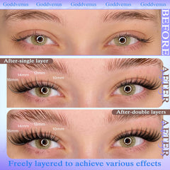 Goddvenus diy lash-cluster tools ready for precise, stress-free application
