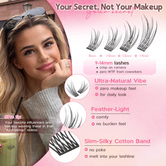 Goddvenus diy lash extensions easy application for at-home lash glam