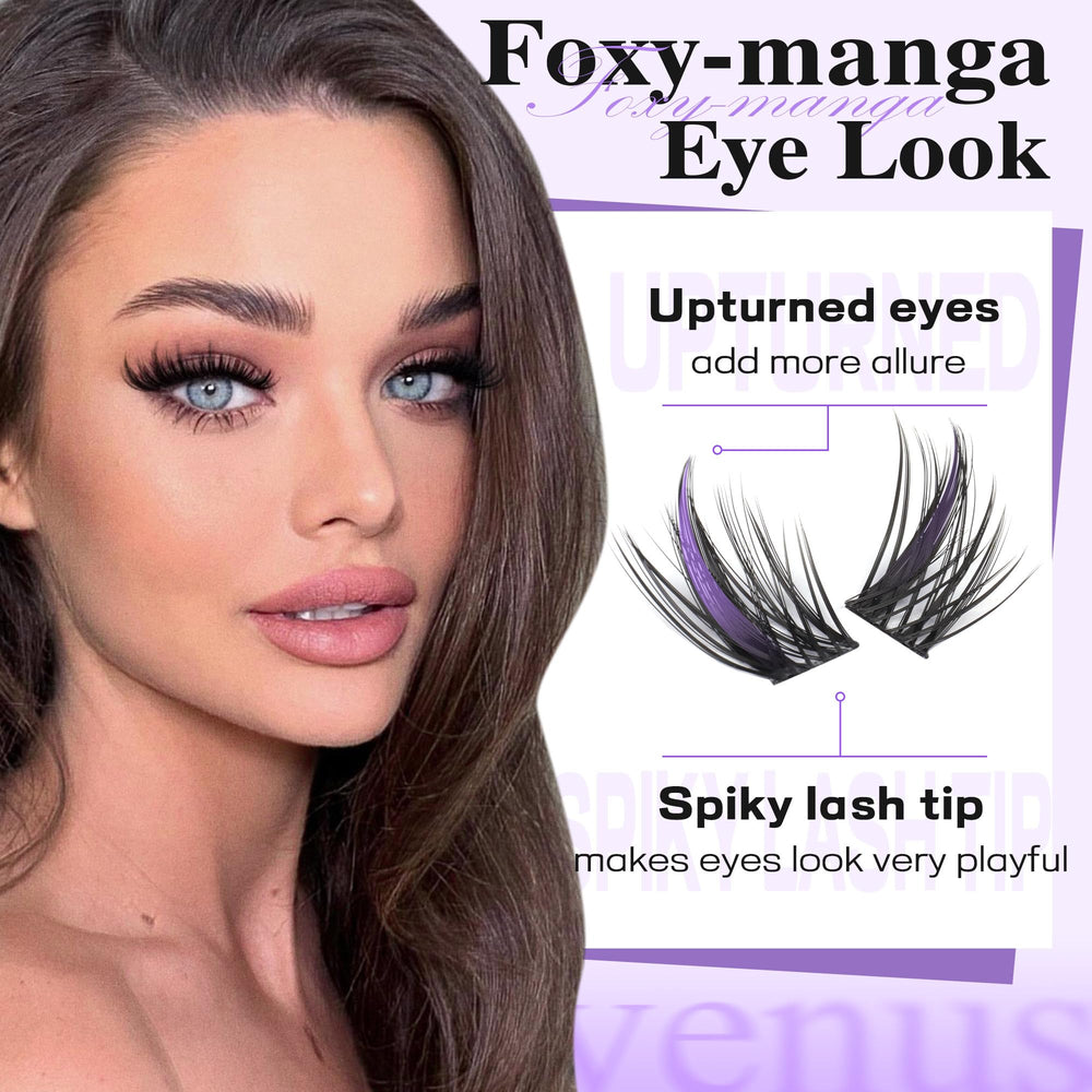 Goddvenus Manga Lash Cluster Kit DIY-friendly for at-home application