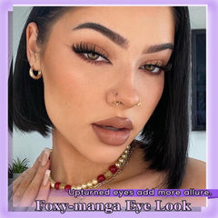 Goddvenus Manga Lash Cluster Kit Russian D curl delivers dramatic volume