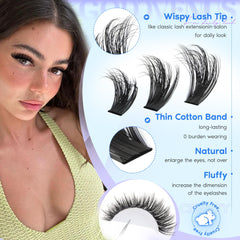 Goddvenus mixed-length clusters offering flexible styles from subtle to bold.