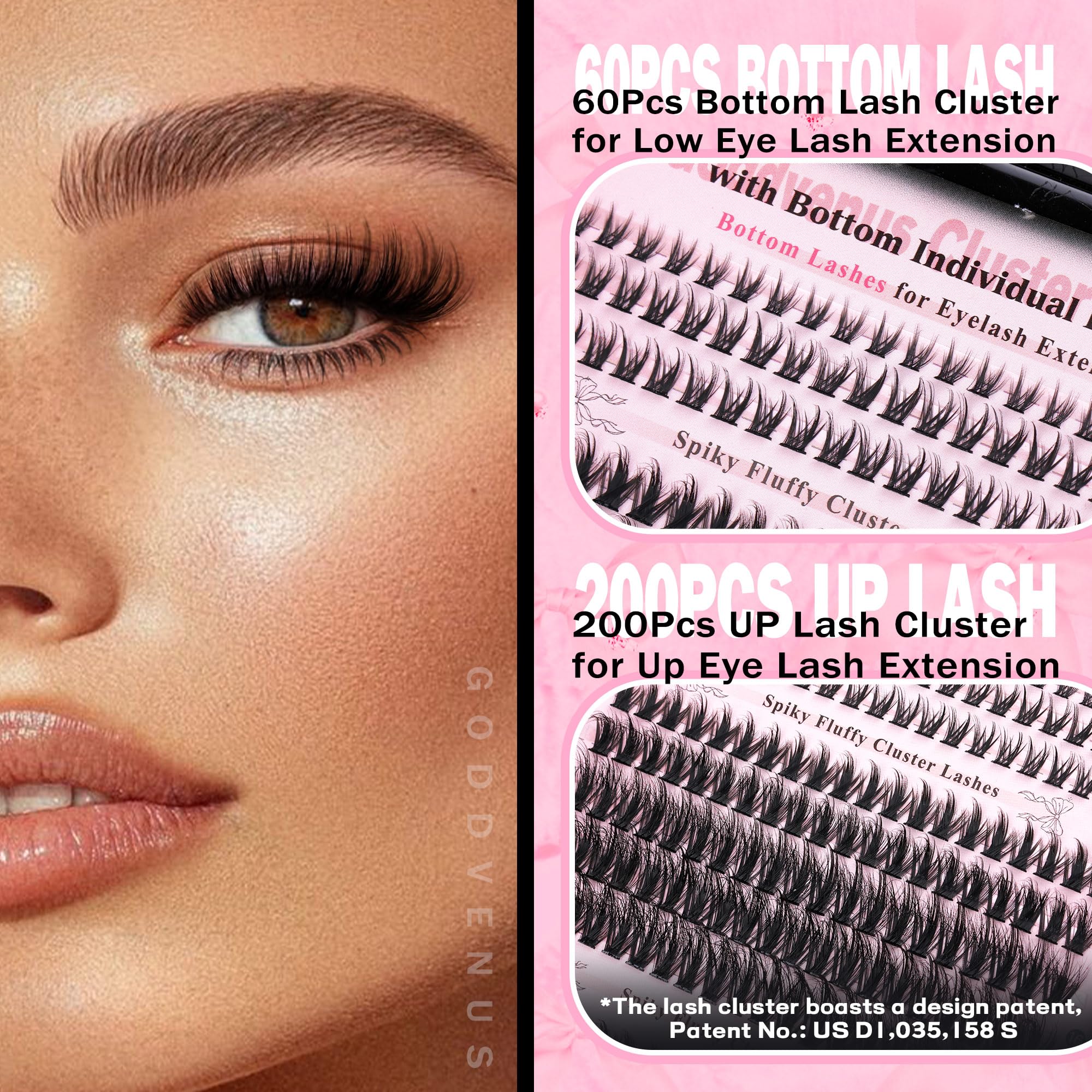 Goddvenus precision tweezers for easy at-home application
