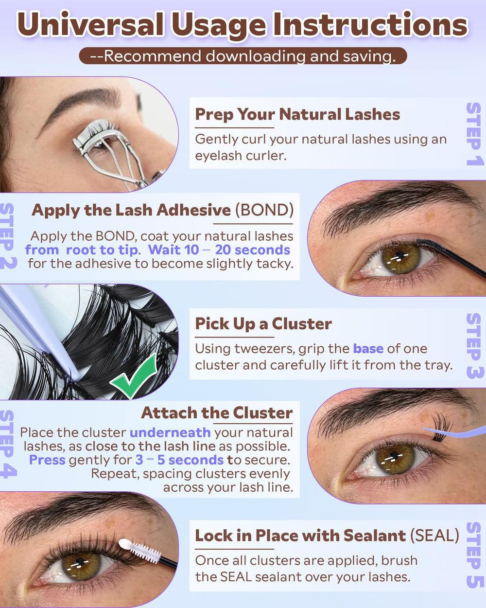 Goddvenus Waterproof DIY lash kit travel-friendly for on-the-go use