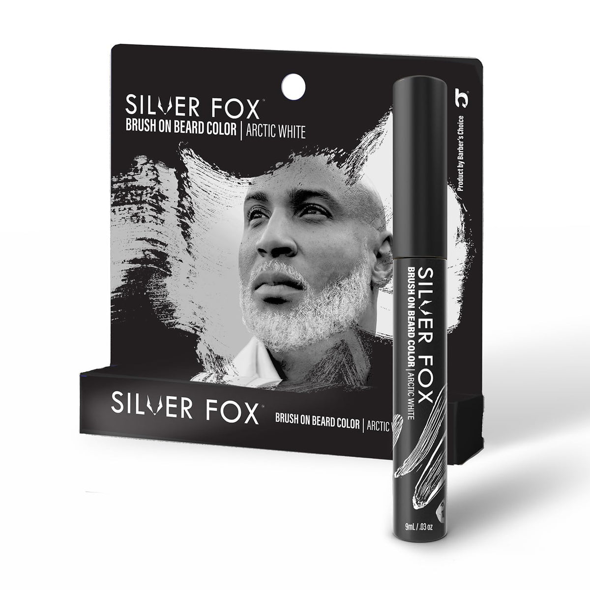 Godefroy Barbers Choice Silver Line Arctic White bottle refreshes dull white beards