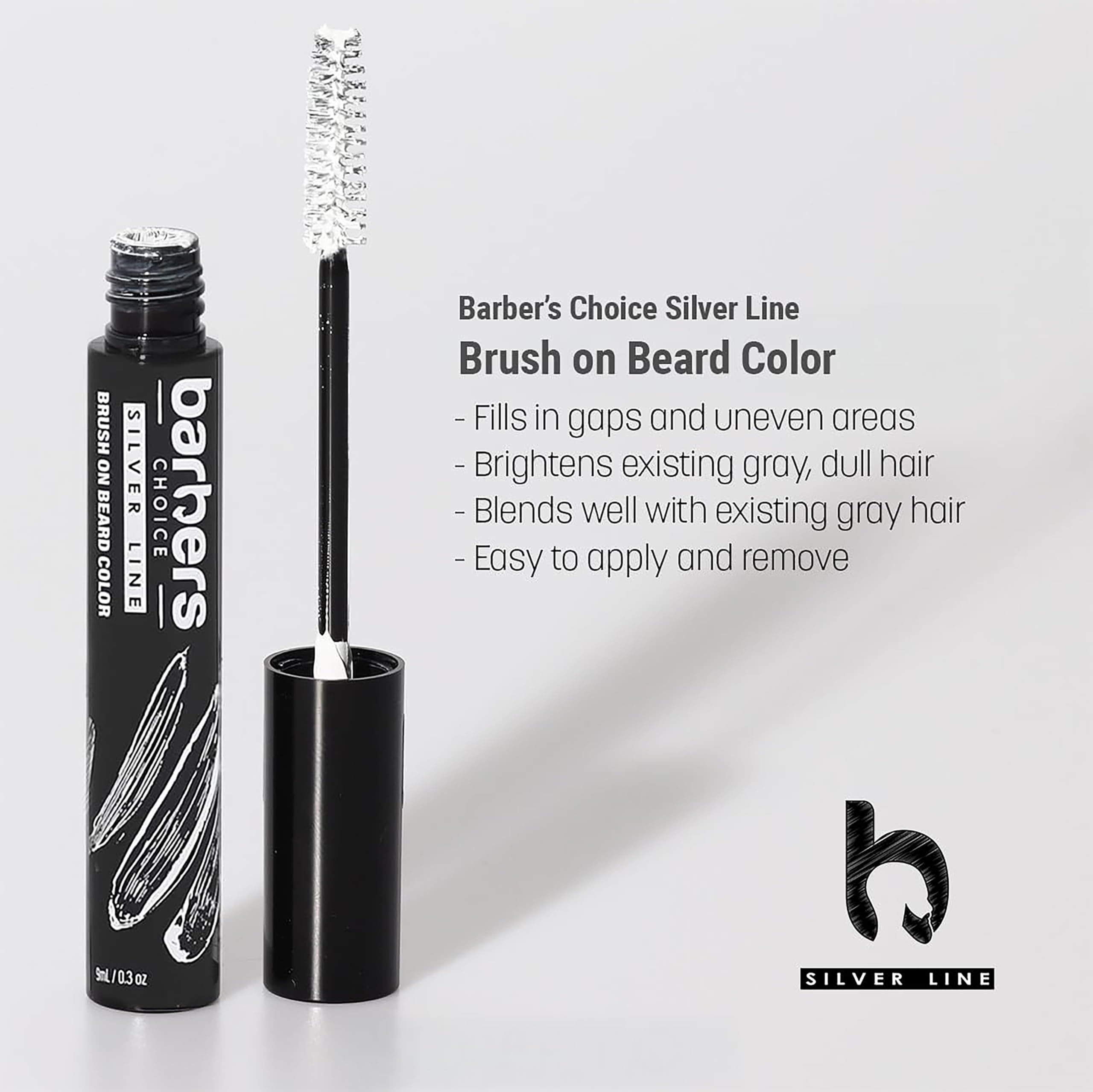 Godefroy Barbers Choice Silver Line travel-ready bottle for on-the-go touch-ups
