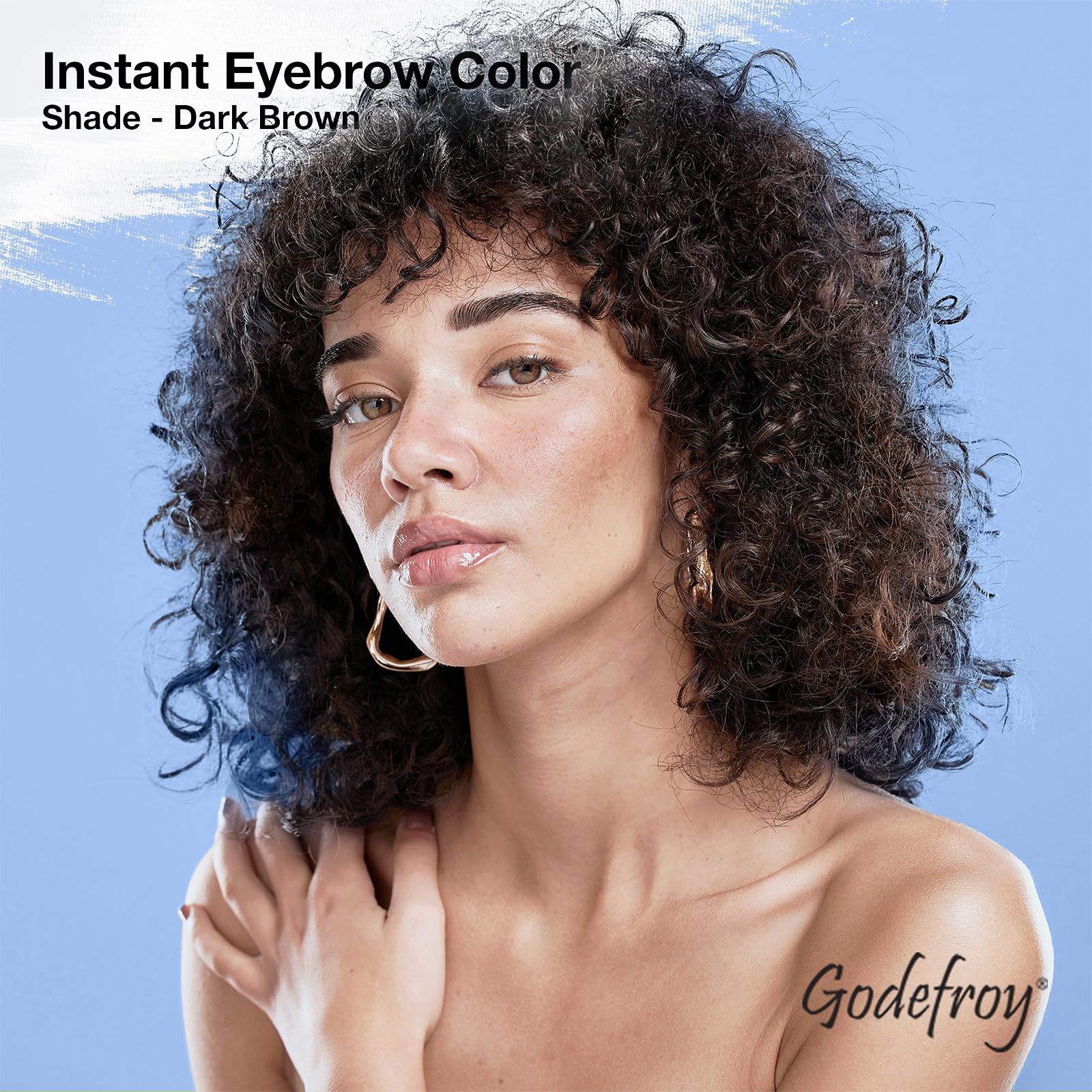 Godefroy brow color travel-friendly case supports on-the-go tinting.