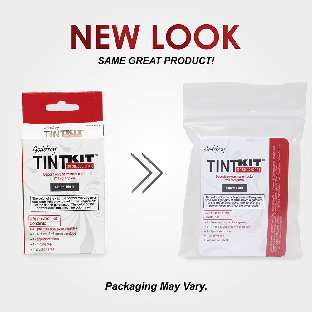 Godefroy Hair Color Kit face-hairline application enables targeted coverage.