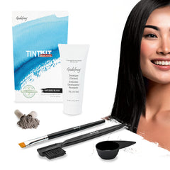 Godefroy hair color tint kit natural black box for DIY salon-quality gray coverage