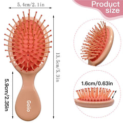 Goiio mini brush close-up on non-slip grip for easy handling.