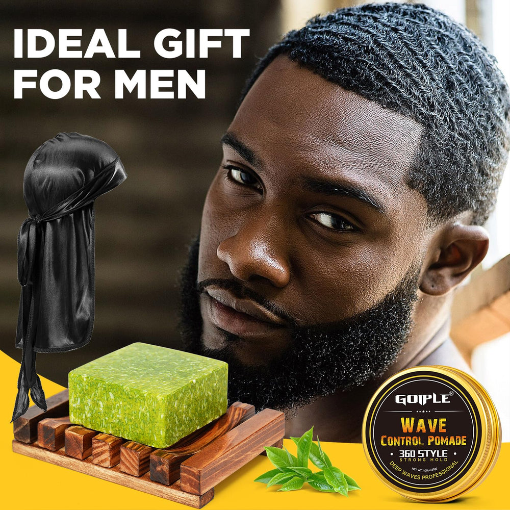 Goiple 2-in-1 moisturizing bar cleanses and softens hair.