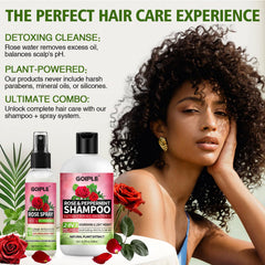 Goiple 2-in-1 shampoo and conditioner bottle for all hair types.
