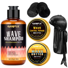 Goiple 360 Wave Shampoo bottle for clean scalp and natural shine.