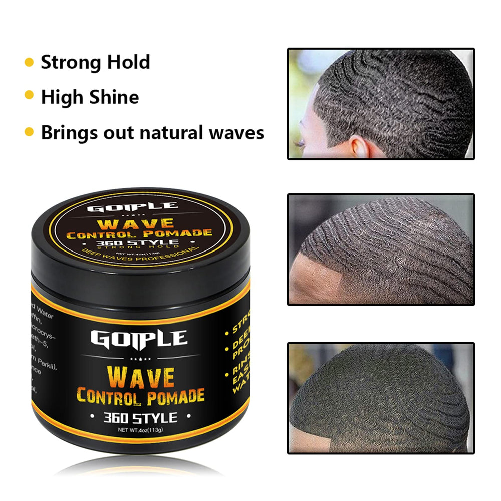 Goiple before-after-waves captures visible improvement in pattern and shine