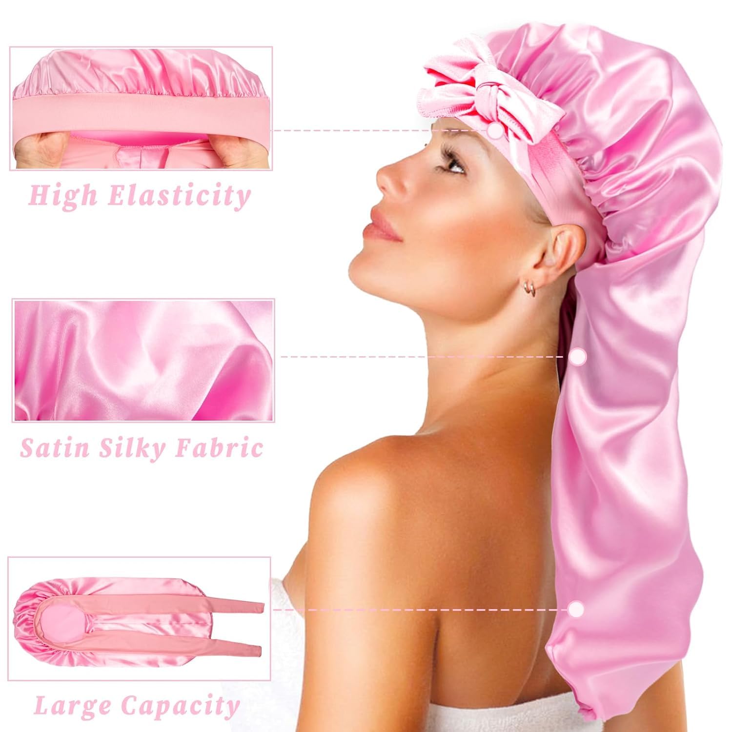 Goiple braid mousse in action provides smooth, polished braids.