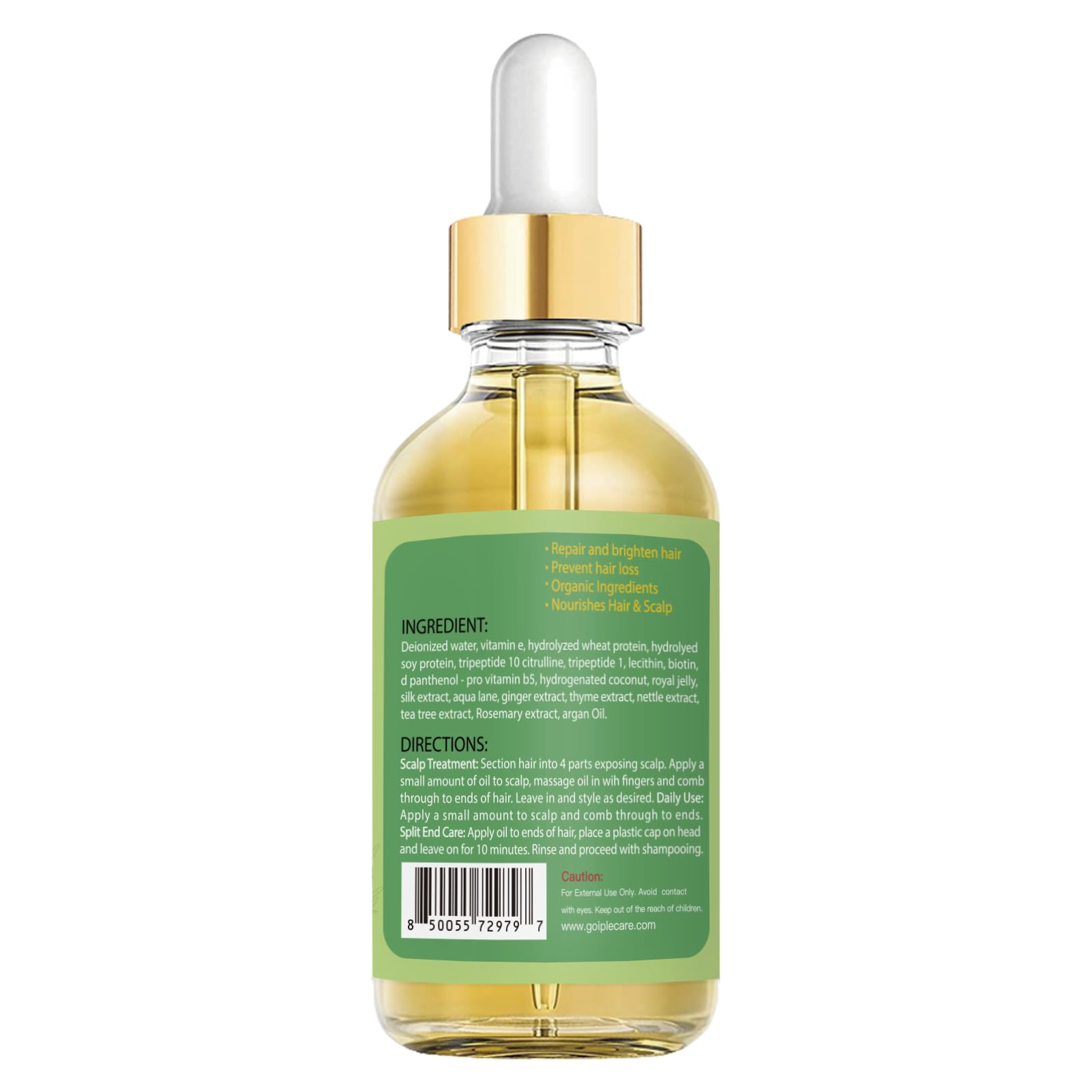 Goiple easy wash pomade removal demonstrates cleanser-friendly finish.