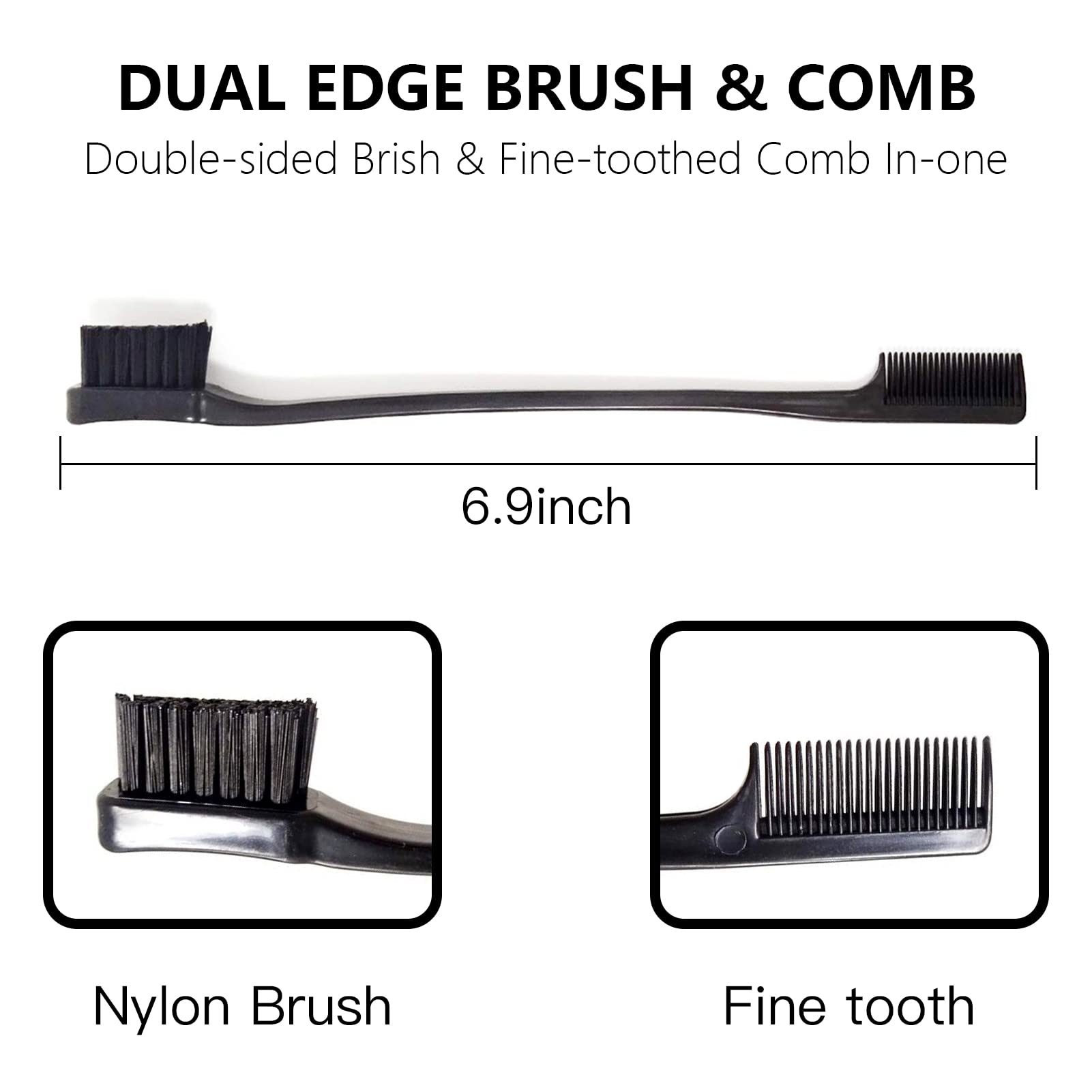 Goiple edge control wax provides a non-greasy shine without heaviness.