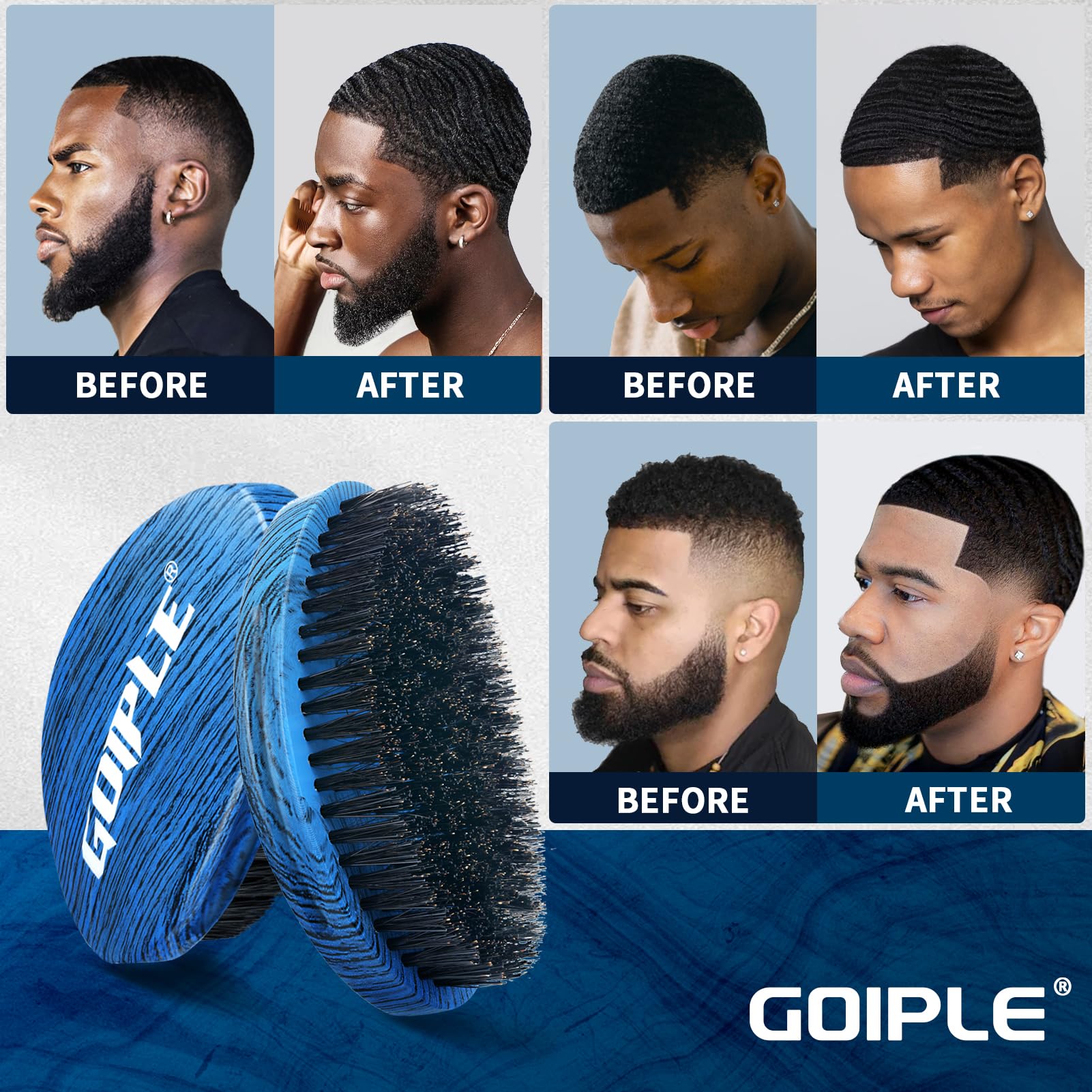Goiple gym-bag-ready compact design for on-the-go grooming.