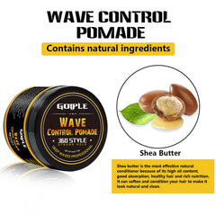 Goiple hands melting pomade demonstrates easy warmth-to-cream transfer for quick styling