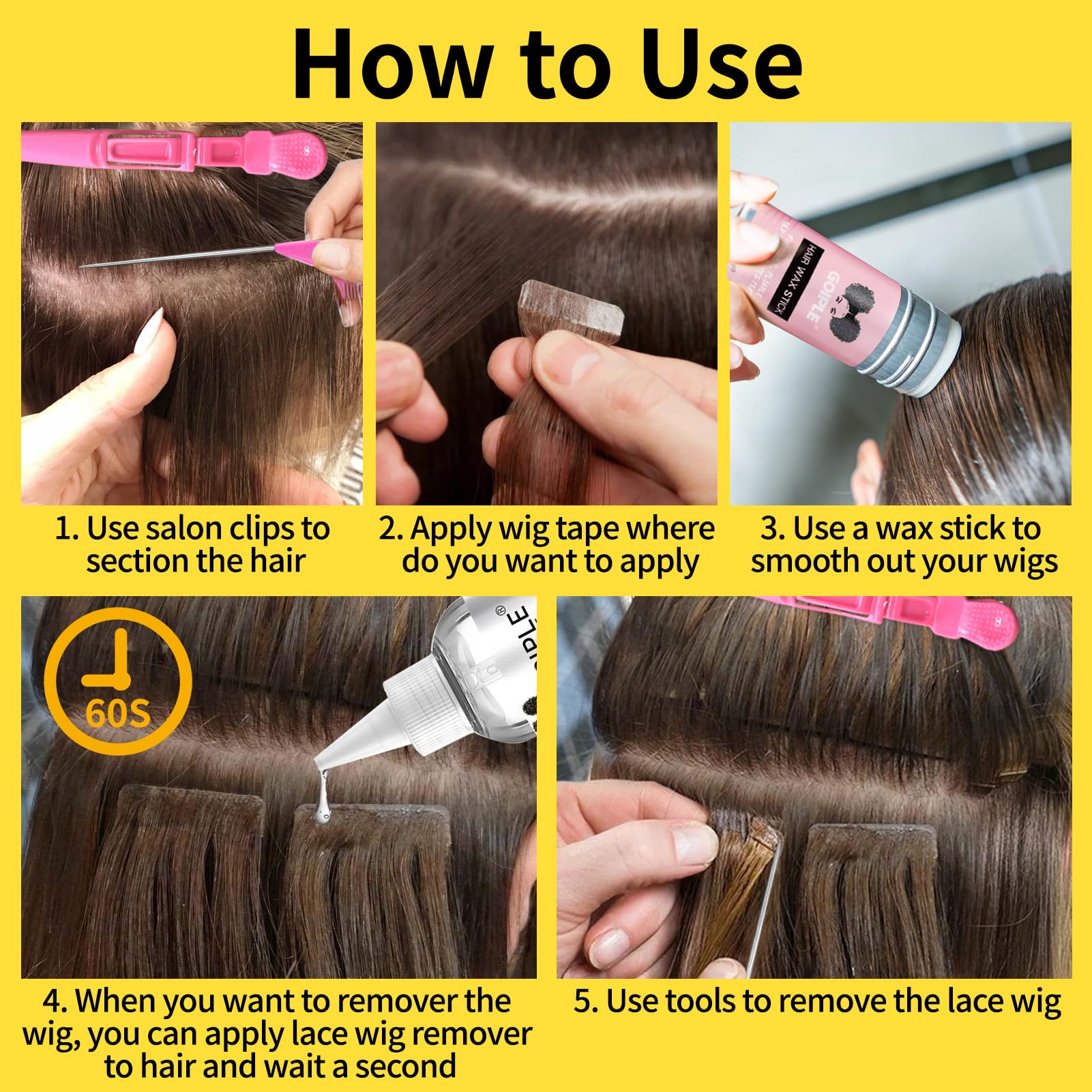 Goiple lace-wig-secure-application shows confident fit during day.