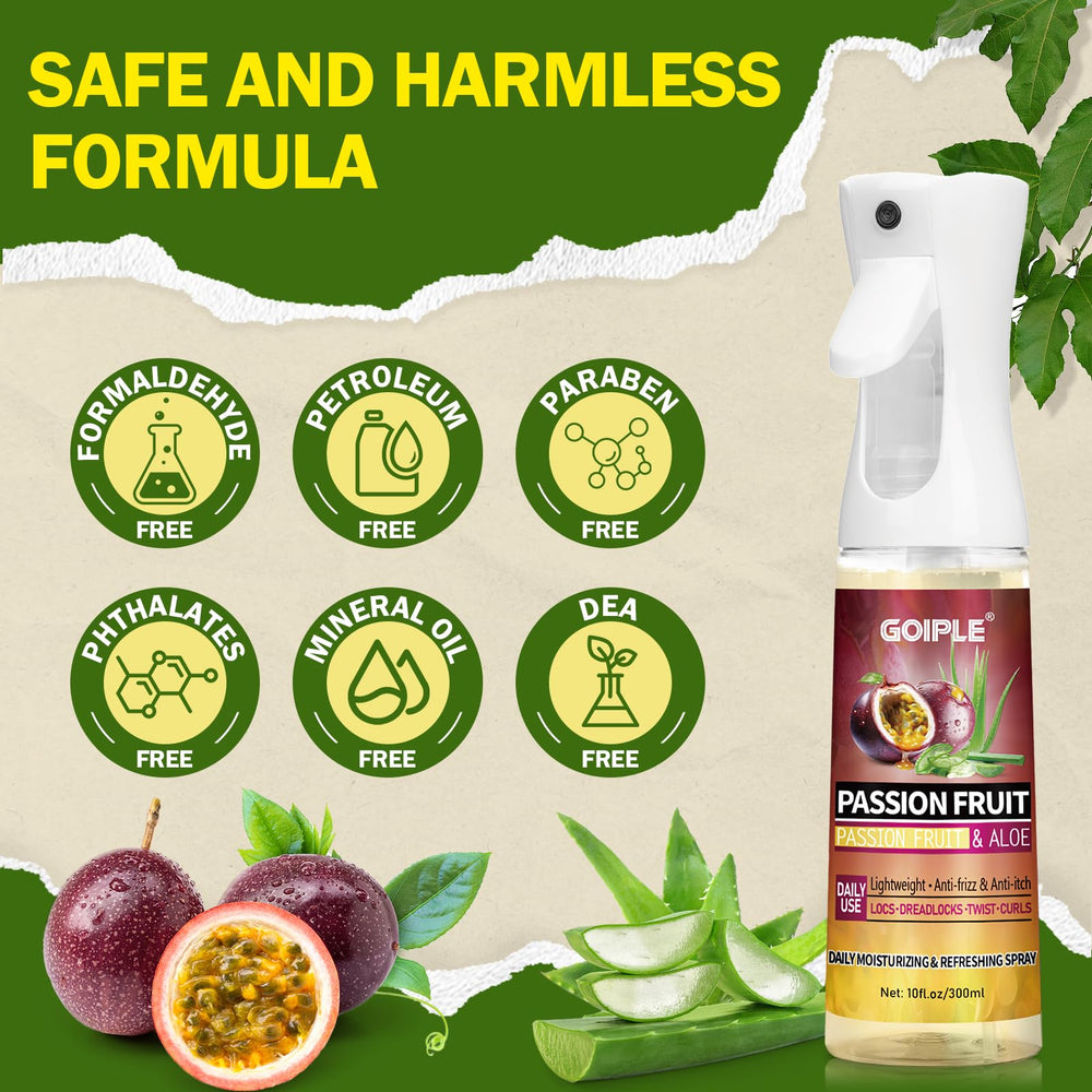 Goiple Loc Moisturizing Spray scalp and strands feel soothed between washes.