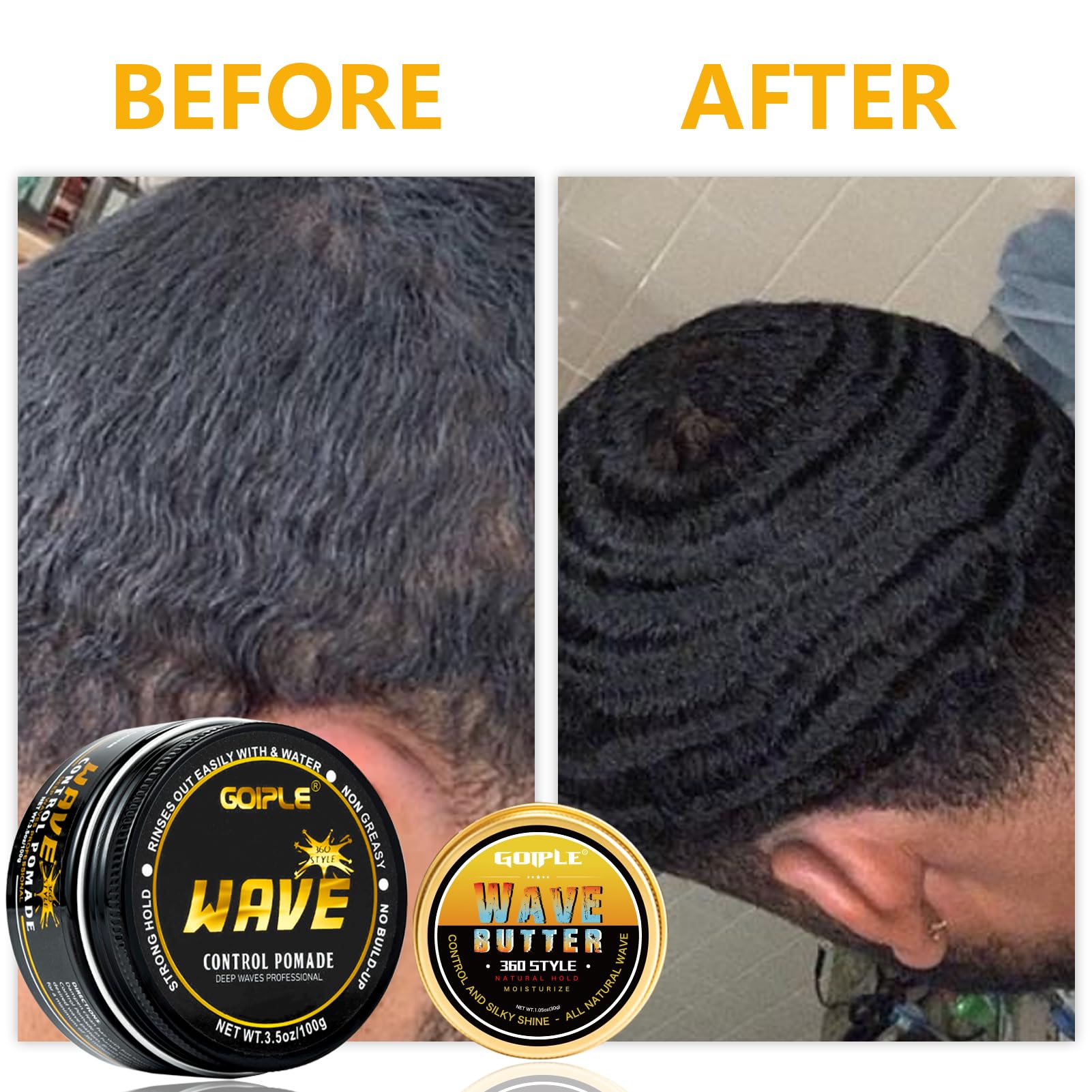 Goiple nutrient-rich formula image signals hydration and hair strength.