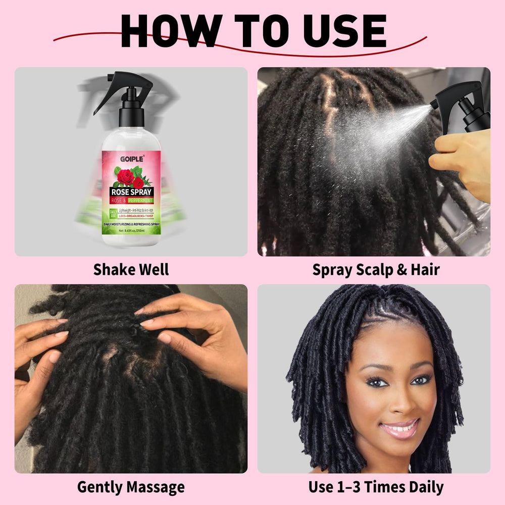 Goiple Rose Water castor oil formulation closeup of natural ingredients