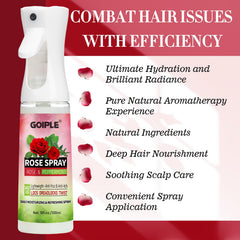 Goiple Rose Water Peppermint Spray adds cooling freshness to dreadlocks.