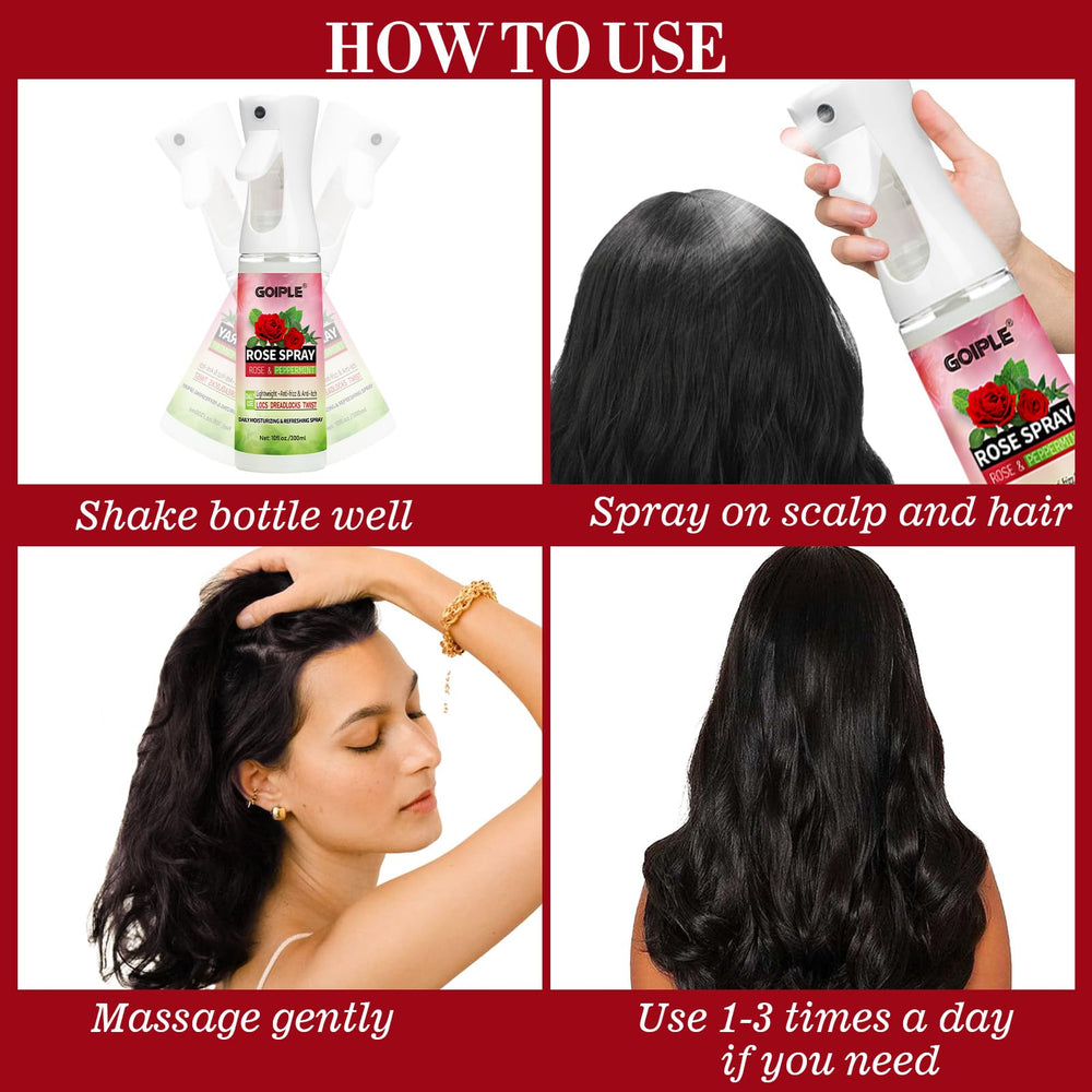 Goiple Rose Water Refreshing Scent captures refreshing aroma during routine care.
