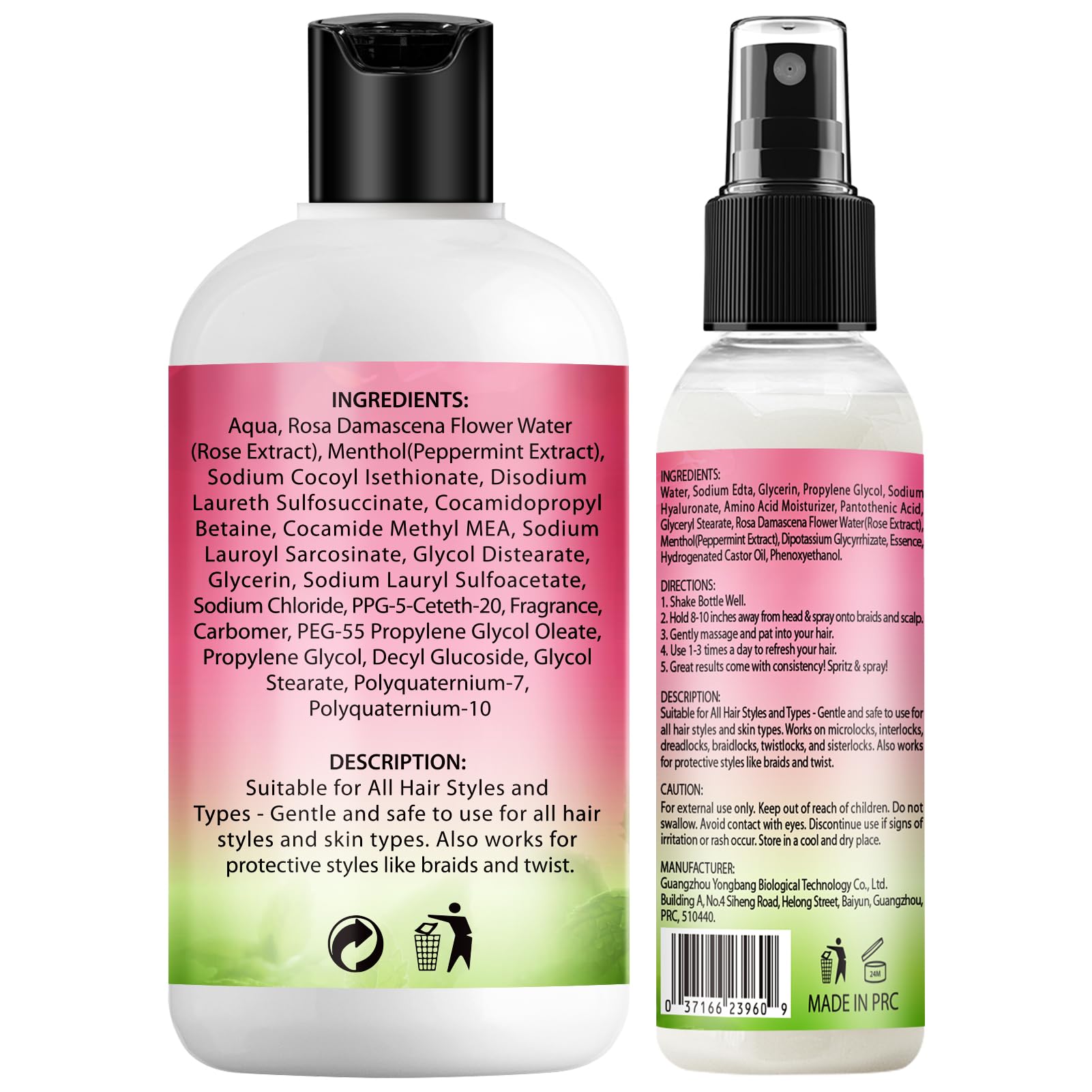 Goiple routine with spray and wash simplifies care between washes for dreadlocks.