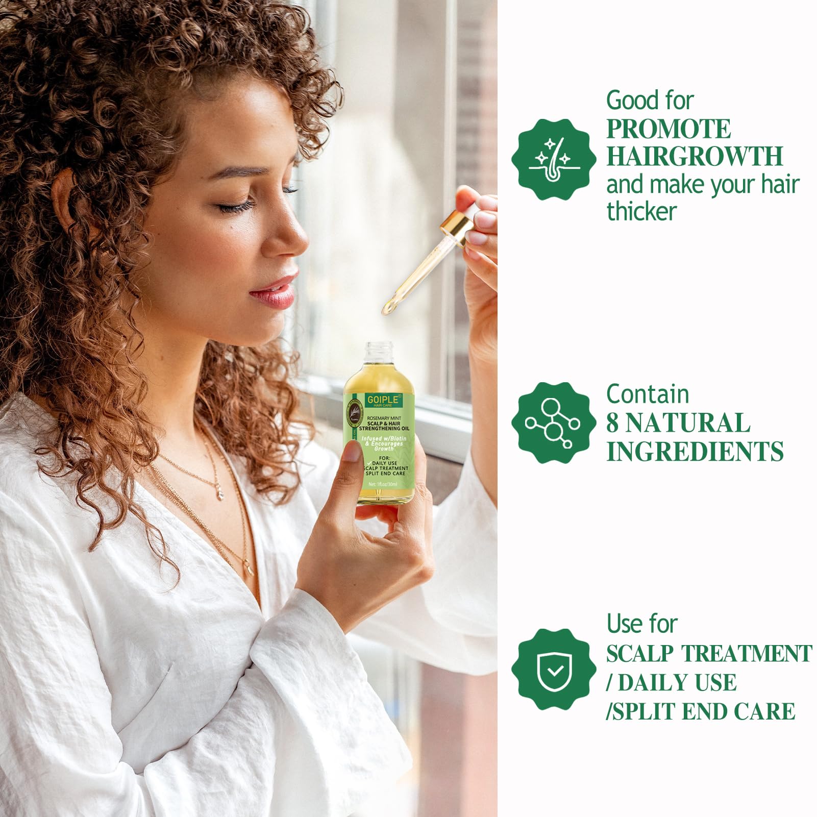 Goiple sleep bonnet pair protects styles overnight with gentle coverage.