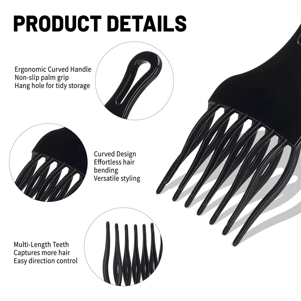 Goiple textured rubber surface activates 4C curls without absorbing product.
