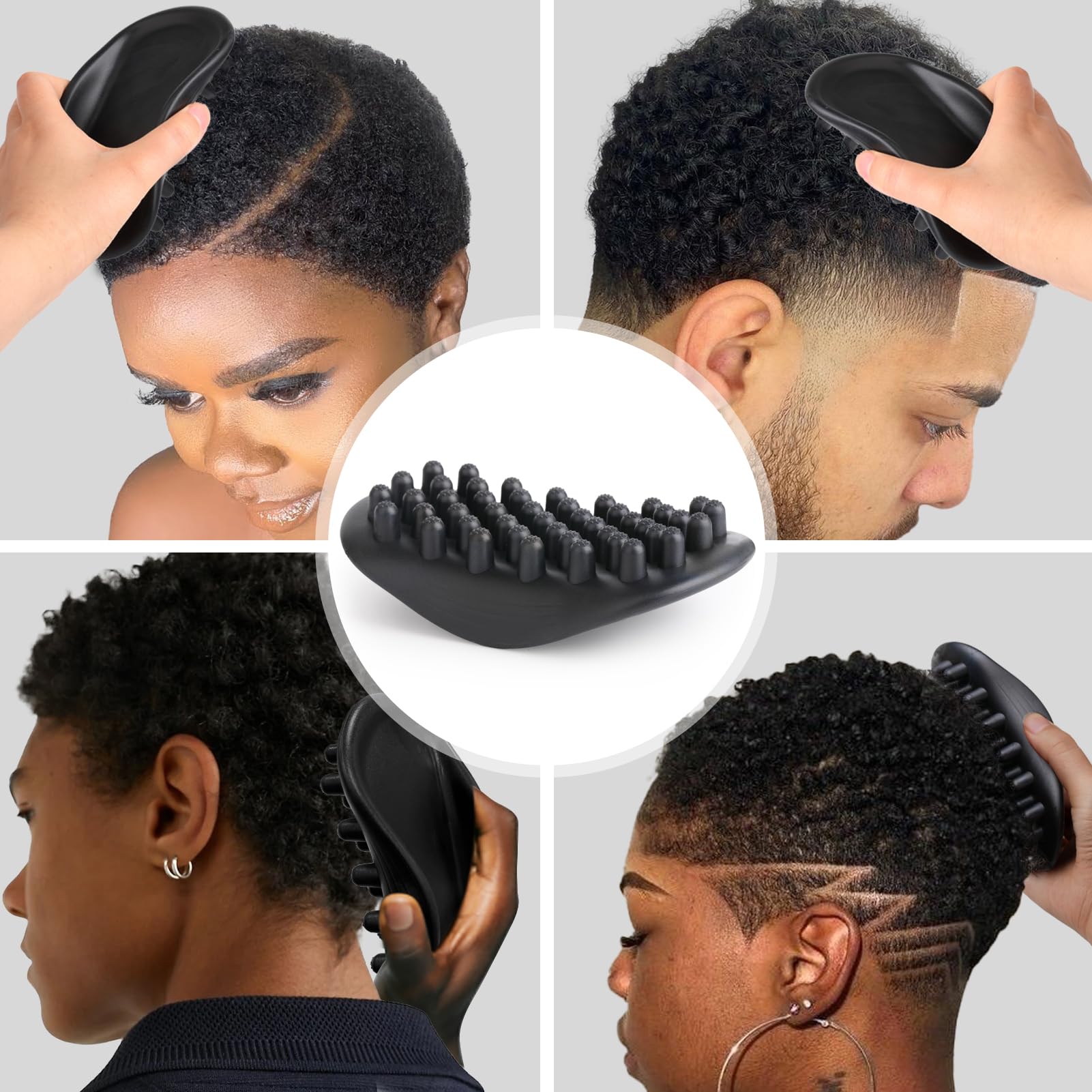 Goiple Twist Styler Brush doubles as a detangler and scalp massage tool.