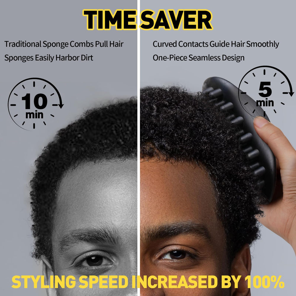 Goiple Twist Styler Brush works on dry or damp hair for quick definition.