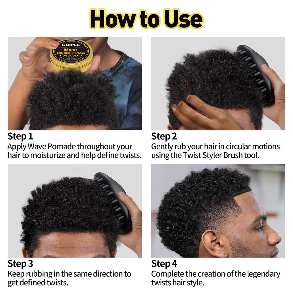 Goiple Twist Styler Brush is washable and hygienic for easy cleaning.