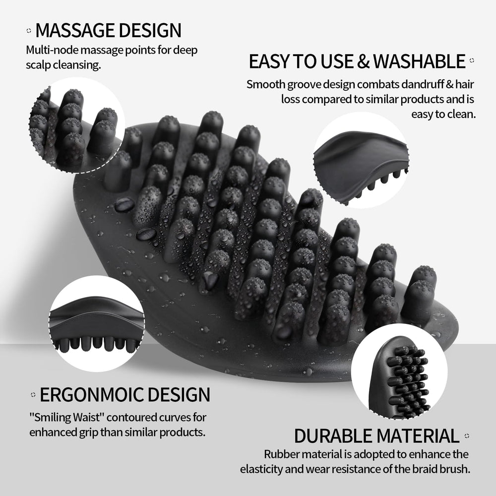 Goiple twist styler comb in use for comfortable daily styling.