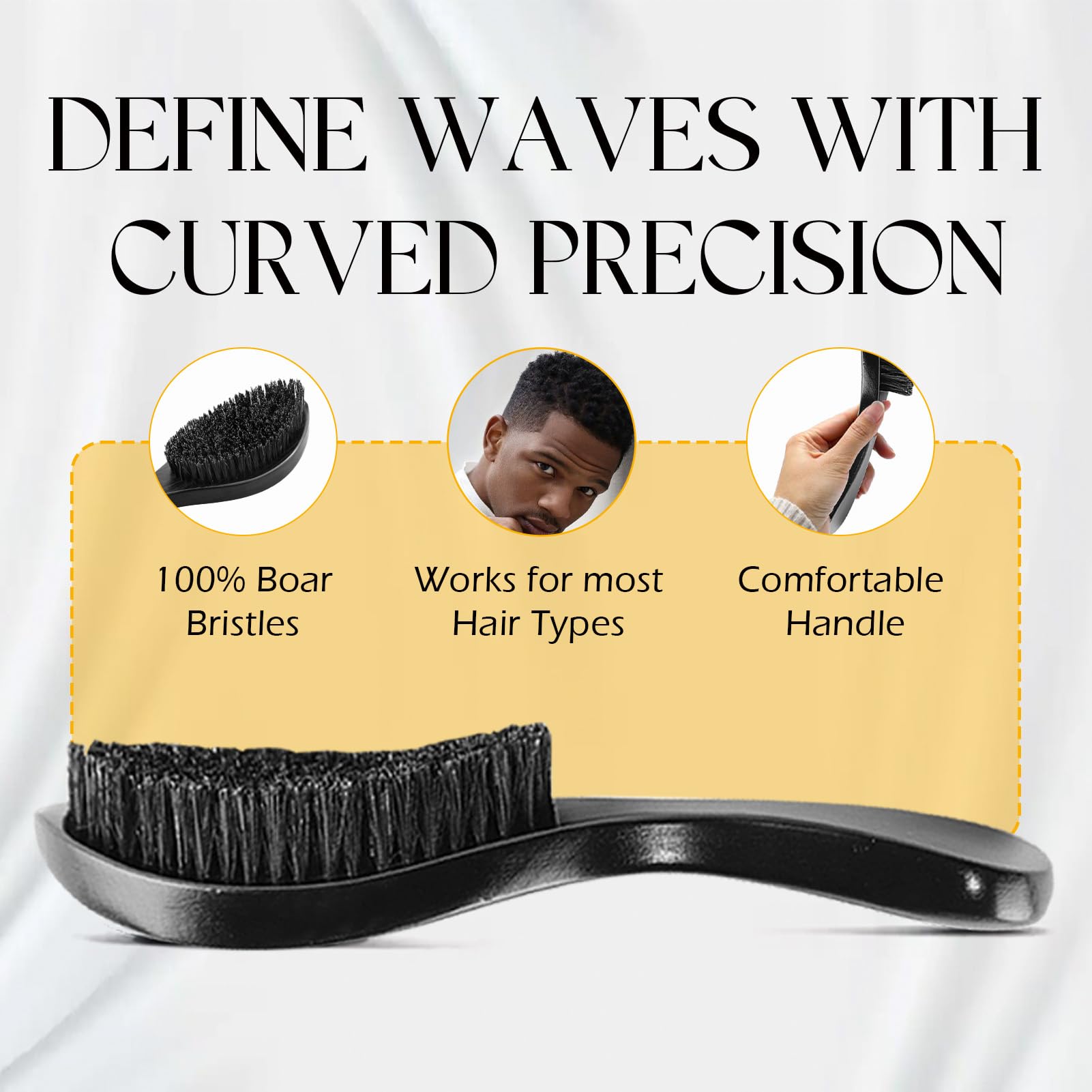 Goiple Wave Butter application in hands demonstrates smooth, precise wave styling.