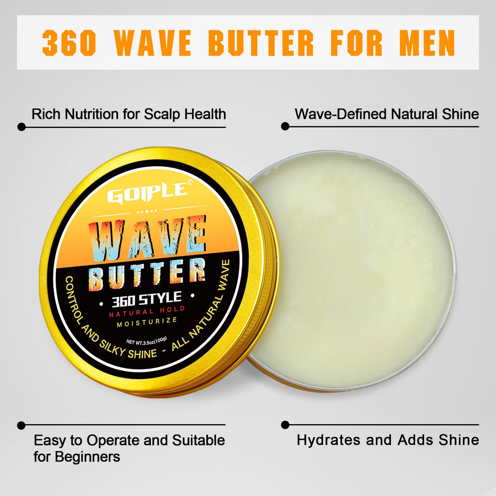 Goiple Wave Butter daily use routine shown as part of grooming ritual.