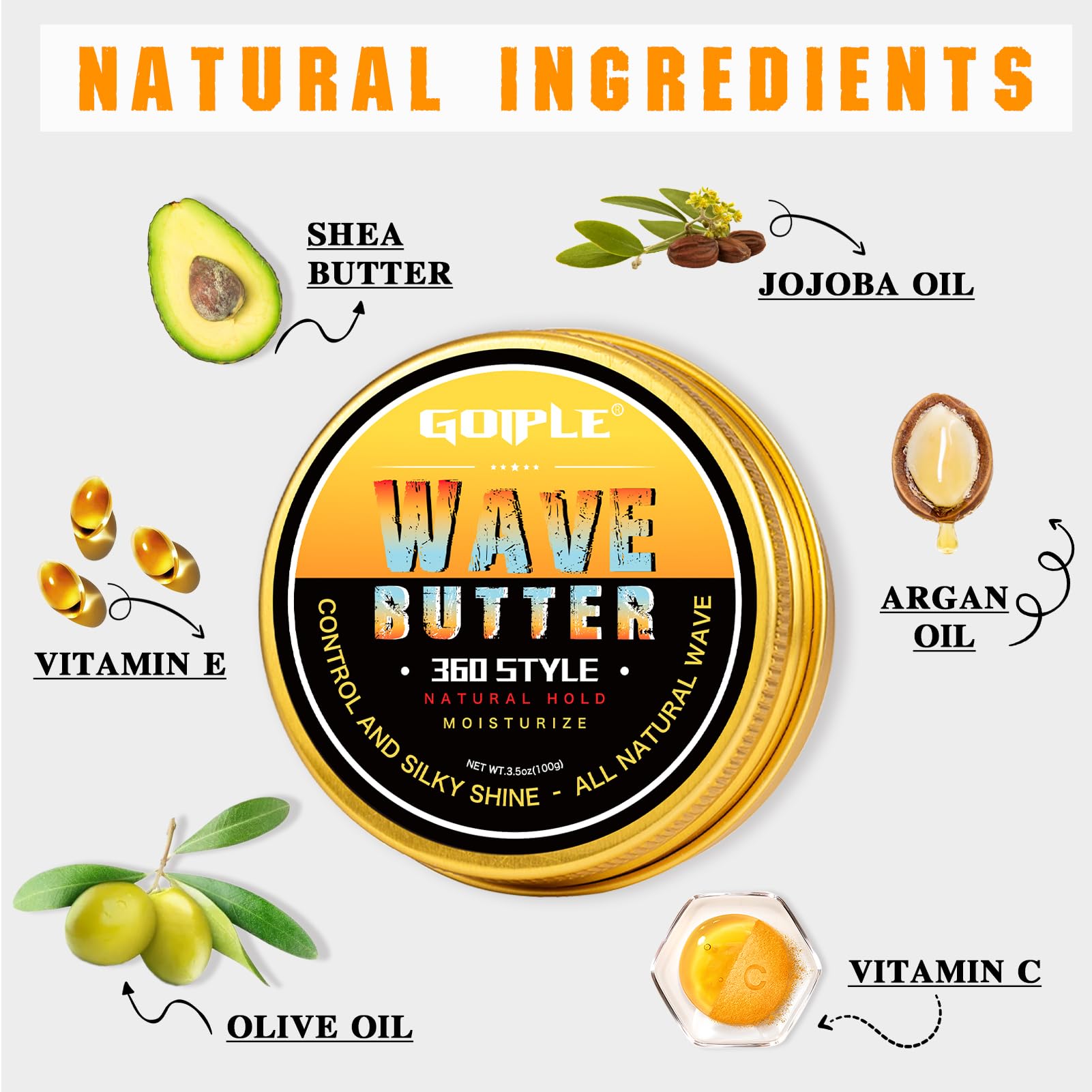 Goiple Wave Butter various textures demonstration highlights adaptability for different hair lengths