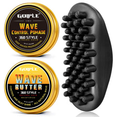 Goiple Wave Pomade twist sponge brush ergonomic grip for comfortable styling sessions