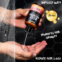 Goiple waves shampoo bottle highlighting cleansing and scalp refresh for 360 waves.