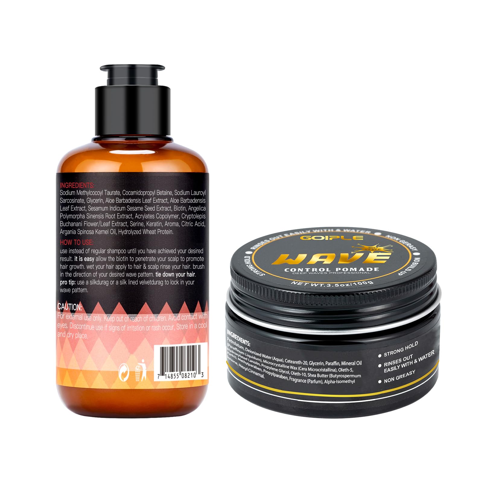 Goiple waves wash shampoo pack scene detailing wash and cleanse routine.