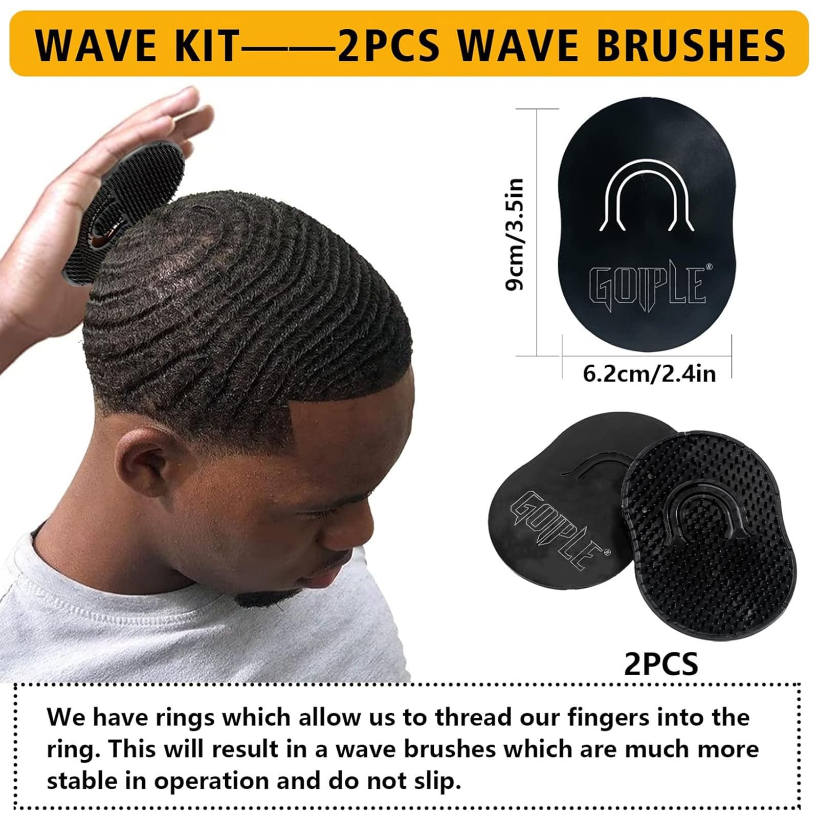 Goiple Waves Wash Shampoo close-up highlighting cleansing and scalp nourishment.
