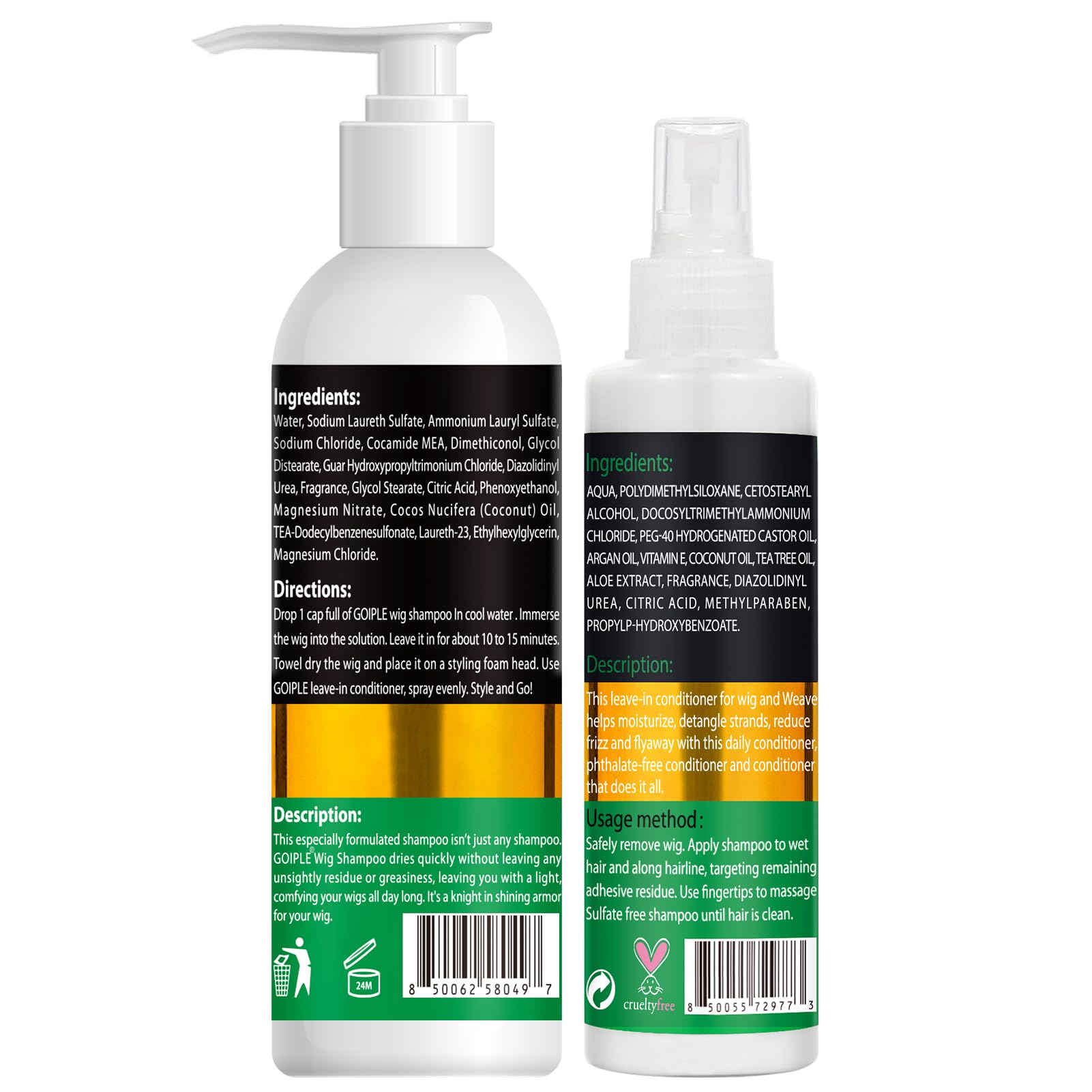 Goiple wig care routine keeps synthetic wigs ready for daily wear or events.