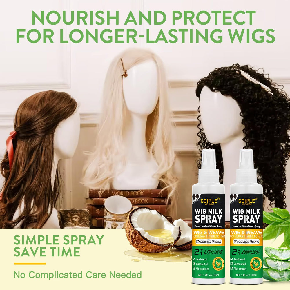 Goiple Wig Milk Spray no-rinse formula for quick conditioning