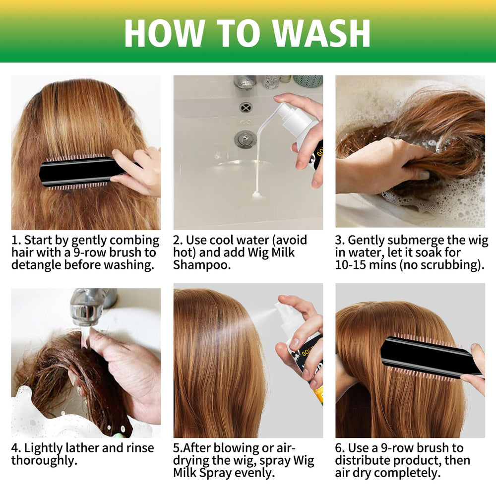 Goiple wig static-control helps reduce flyaways on synthetic wigs.