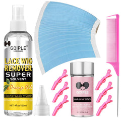 Goiple wig tape curve design secures lace fronts for a natural fit.